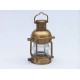  15" Antique Brass Anchor Oil Lantern